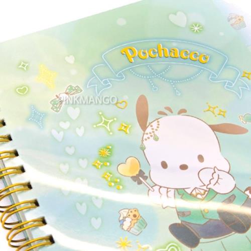 Sanrio Bling Bling Pochacco 4-Tab Index Note