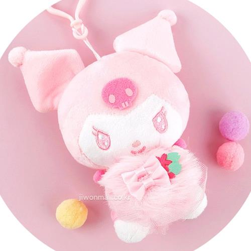 Sanrio Cherry Blossom Bouquet Backpack Keychain - Kuromi 13Cm