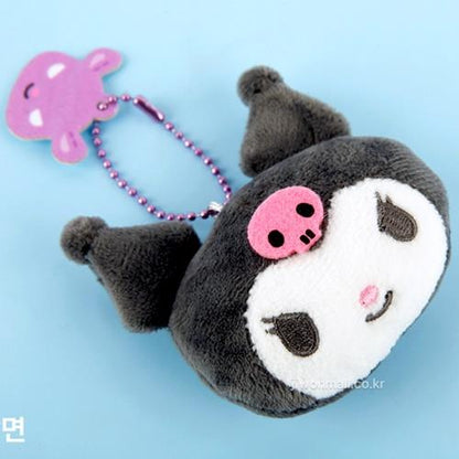 Sanrio Face Backpack Keychain - Kuromi