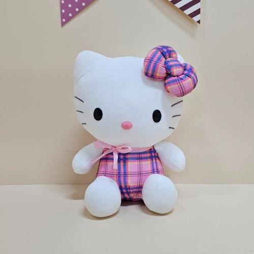Sanrio Hello Kitty Tartan Pattern Plush