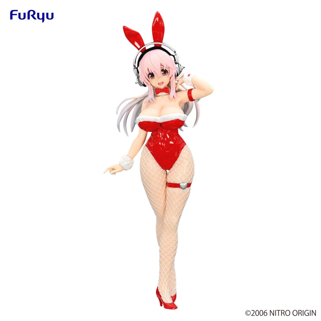 Furyu Super Sonico BiCute Bunnies Figure Red Color Ver.