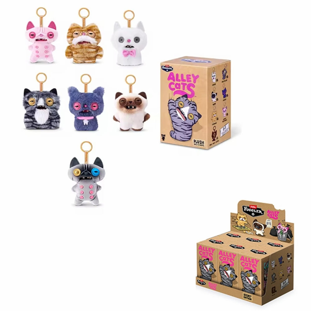 Fuggler Alley Cat Plush Keyring