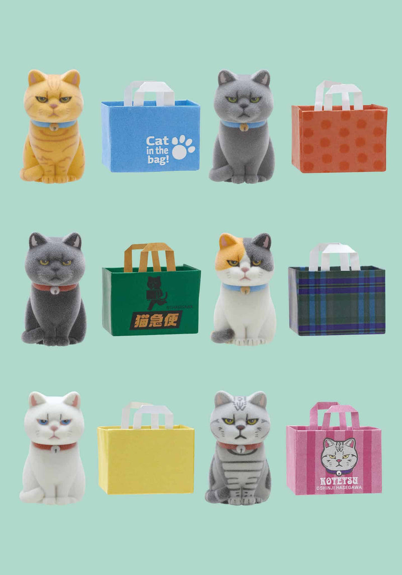 Kitan Club: Flocked Cats in Paper Bags Blind Box