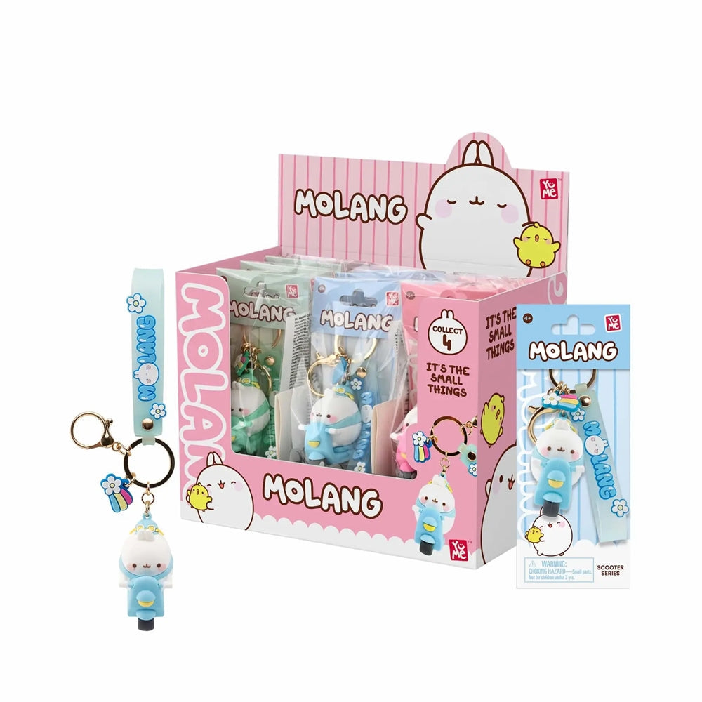 Molang Scooter Series 3D Foam Keychain