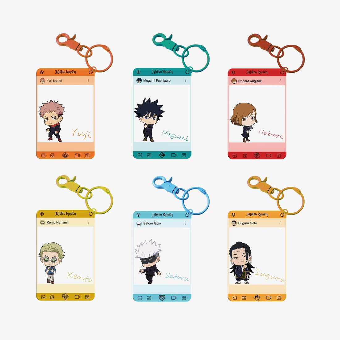 Jujutsu Kaisen Acrylic Clear Card Blind Box