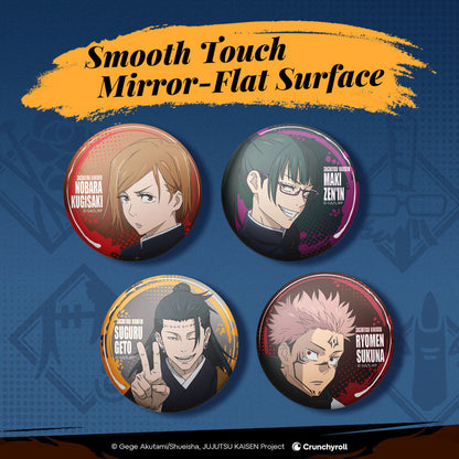 Jujutsu Kaisen Anime Button Pin