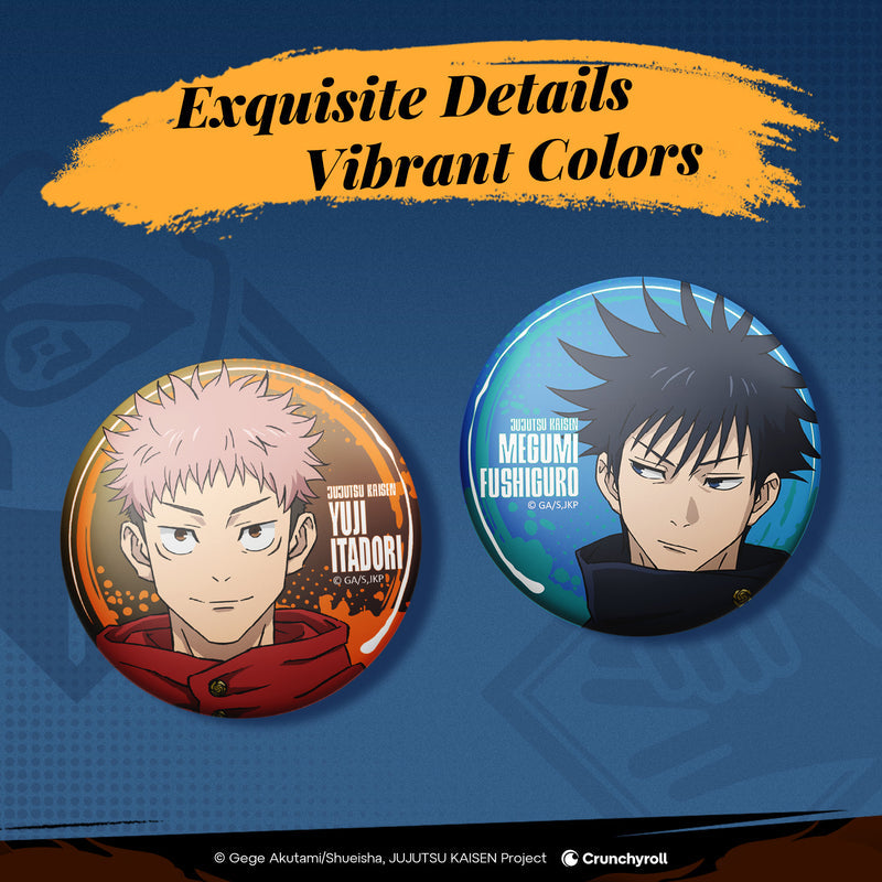 Jujutsu Kaisen Anime Button Pin