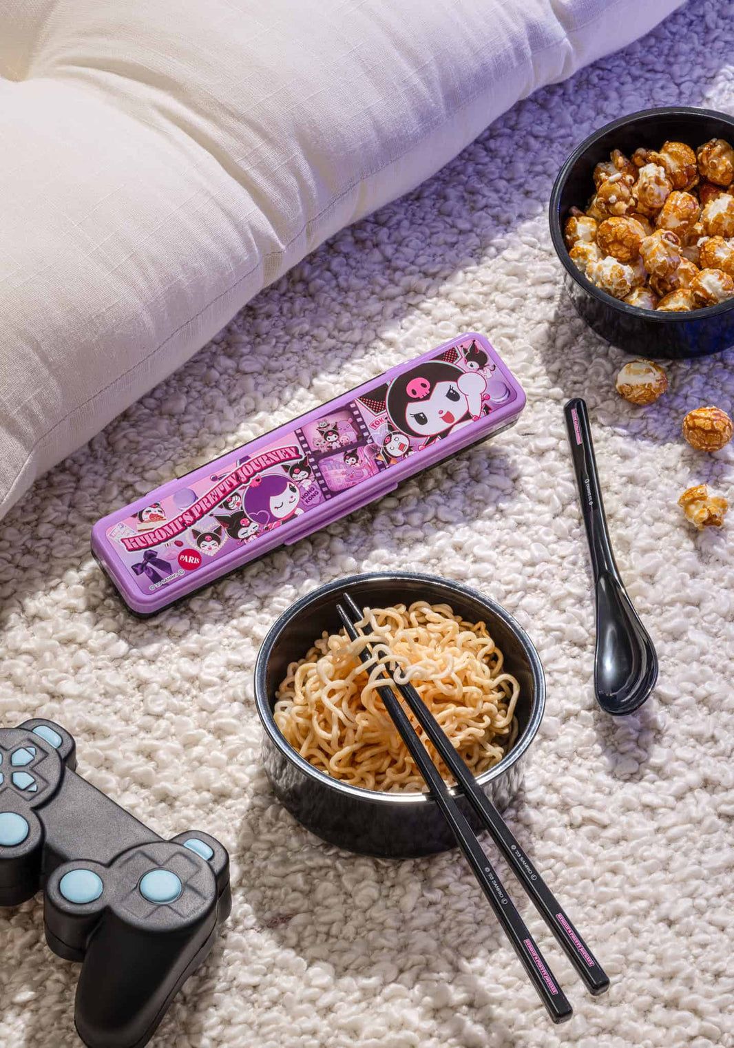 Sanrio Kuromi Pretty Journey Chopsticks and Spoon Set