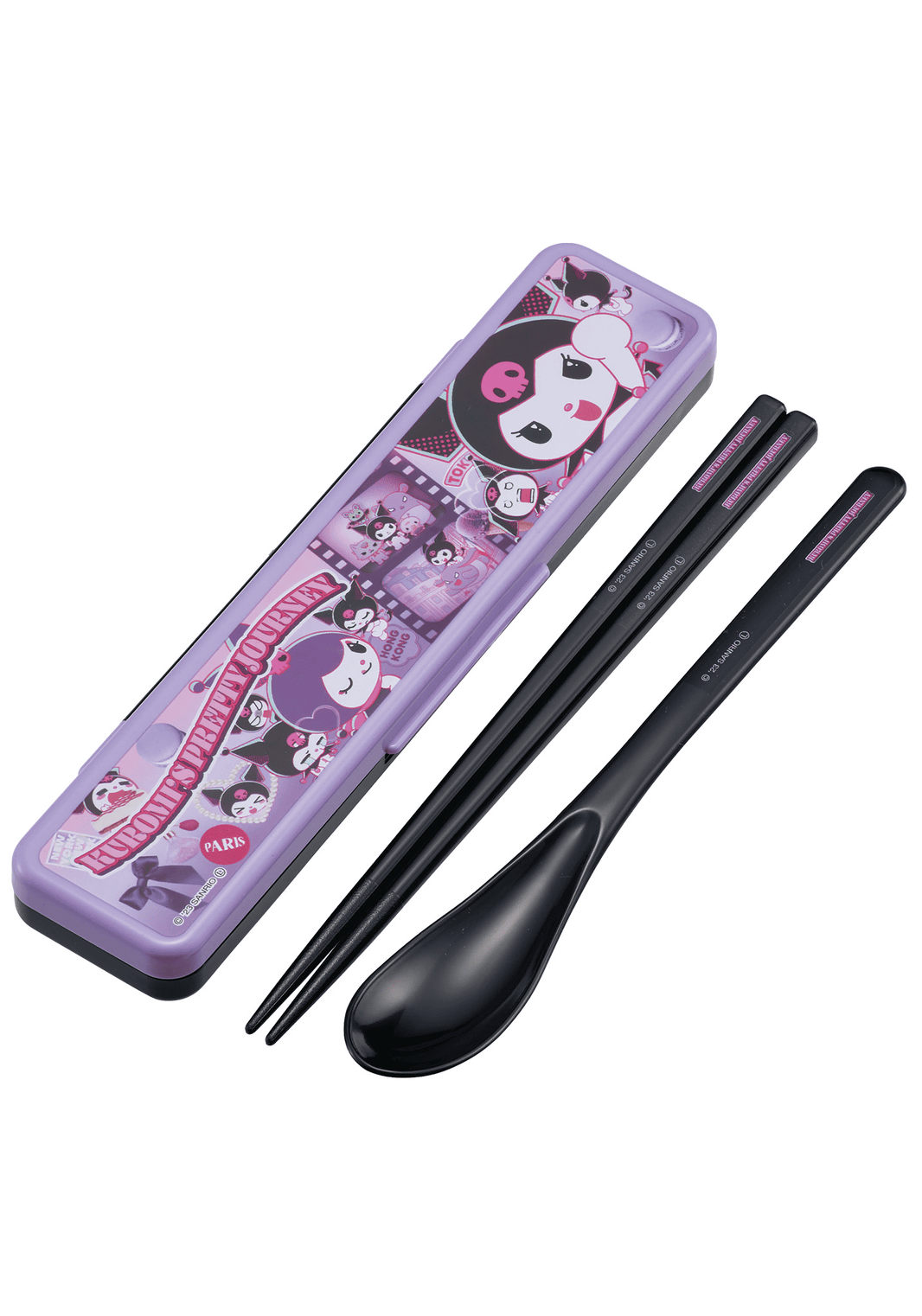 Sanrio Kuromi Pretty Journey Chopsticks and Spoon Set