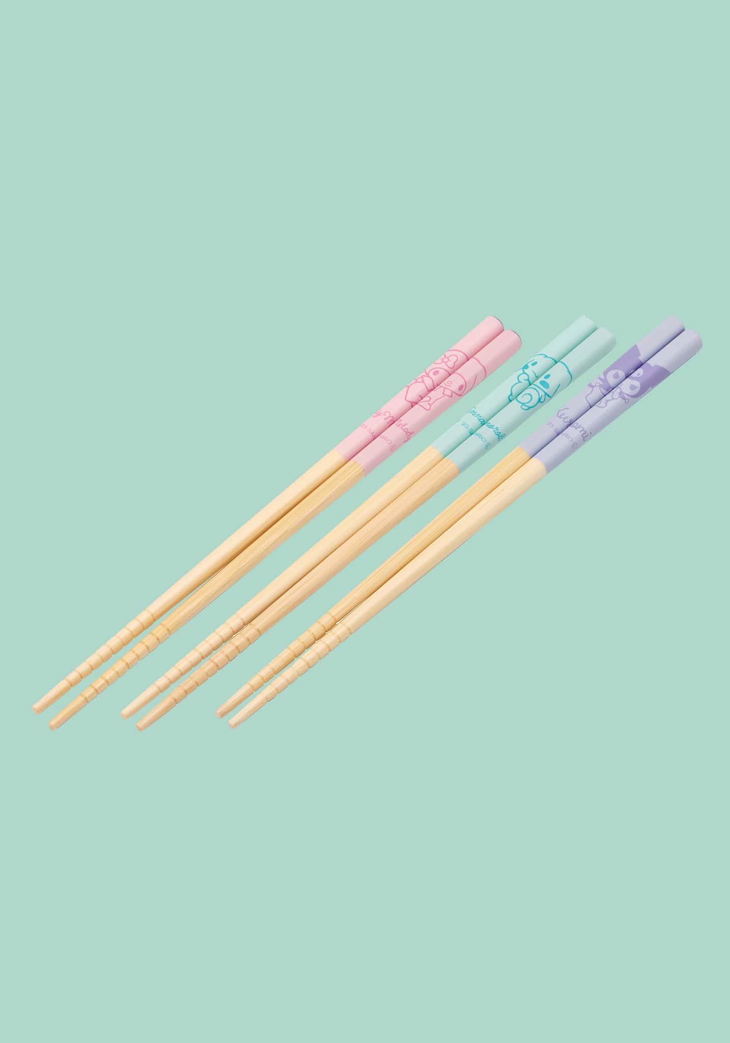 Sanrio Characters Bamboo Chopsticks Set