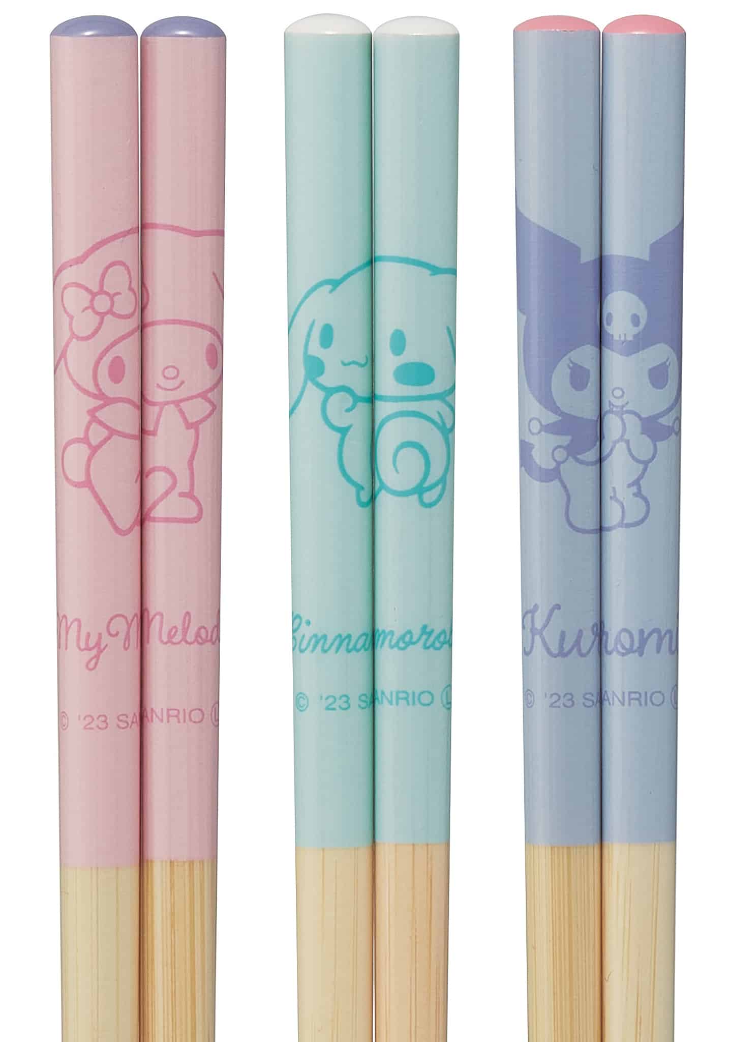 Sanrio Characters Bamboo Chopsticks Set