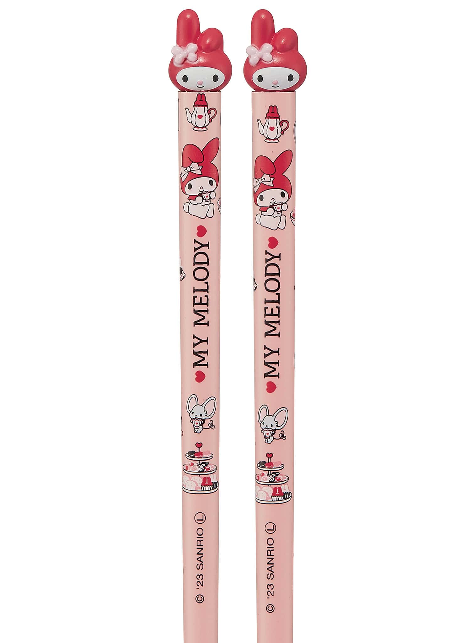 Sanrio My Melody Mascot Chopsticks - Thumbnail 3