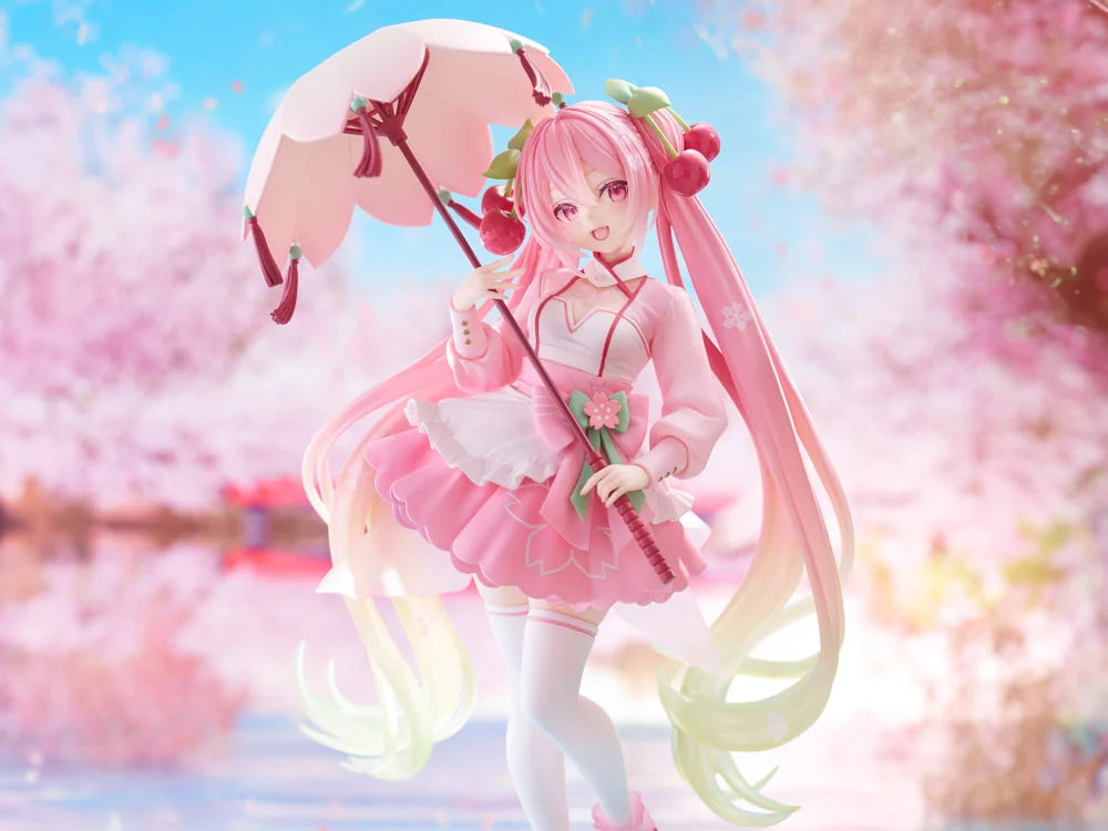 Taito Sakura Miku AMP+ Sakura Dress Figure