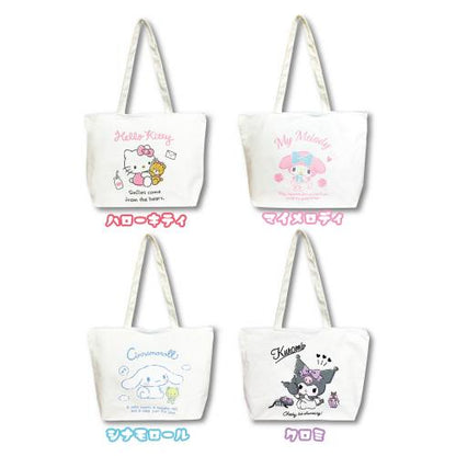 My Melody Canvas Tote Bag With Zipper Charming Size 35X43Cm