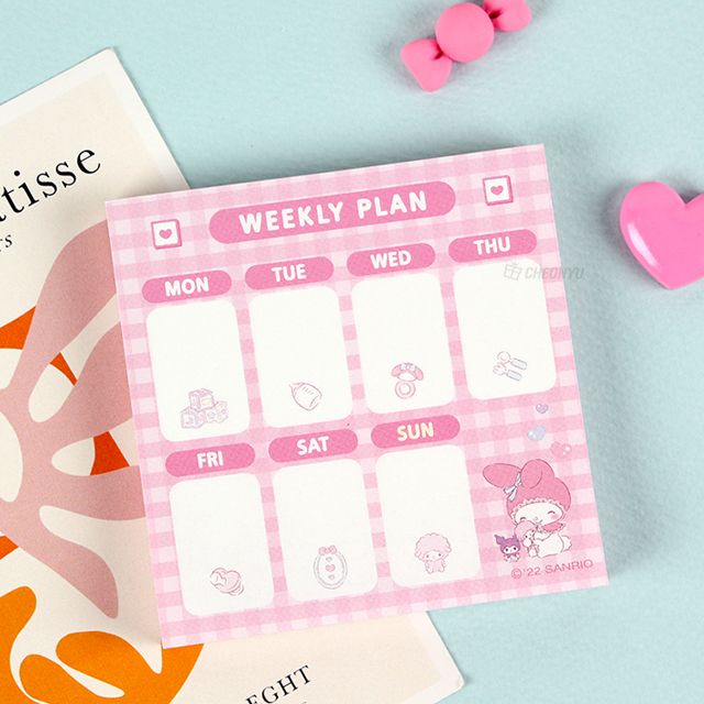 Sanrio My Melody Memo Pad Set
