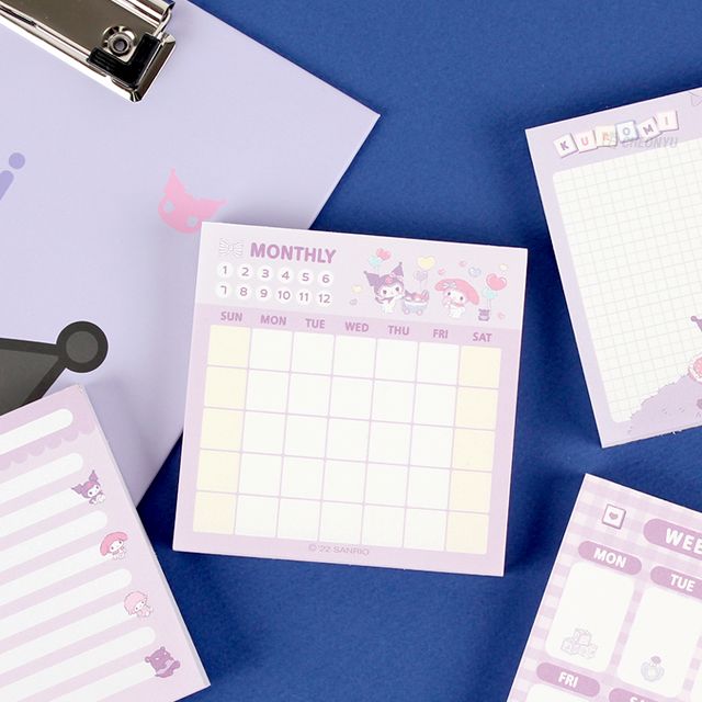 Sanrio Kuromi Memo Pad Set