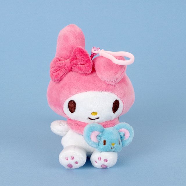 sanrio-my-melody-plush-keychain