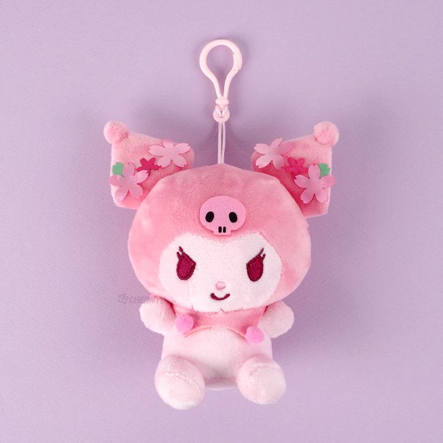 Kuromi Cherry Blossom Keychain