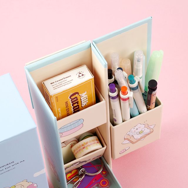 Cute Doggie Paper Pencil Container