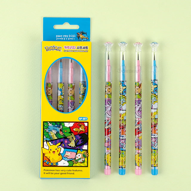 Pokemon Cartridge Sharp Pencil 4P Set – Kawaii Co.