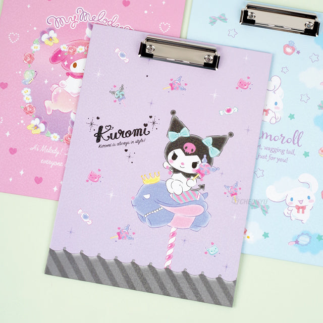 Kuromi Hologram Clip Board