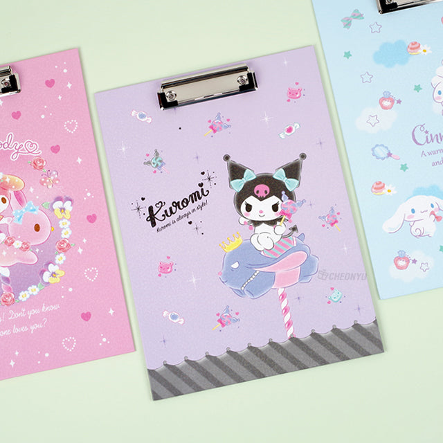 Kuromi Hologram Clip Board