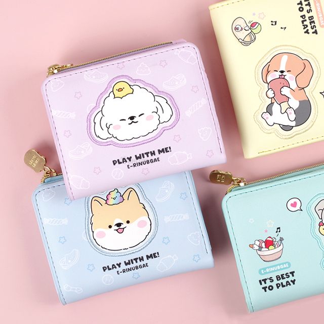 Cute Doggie Convex Decoration Purse