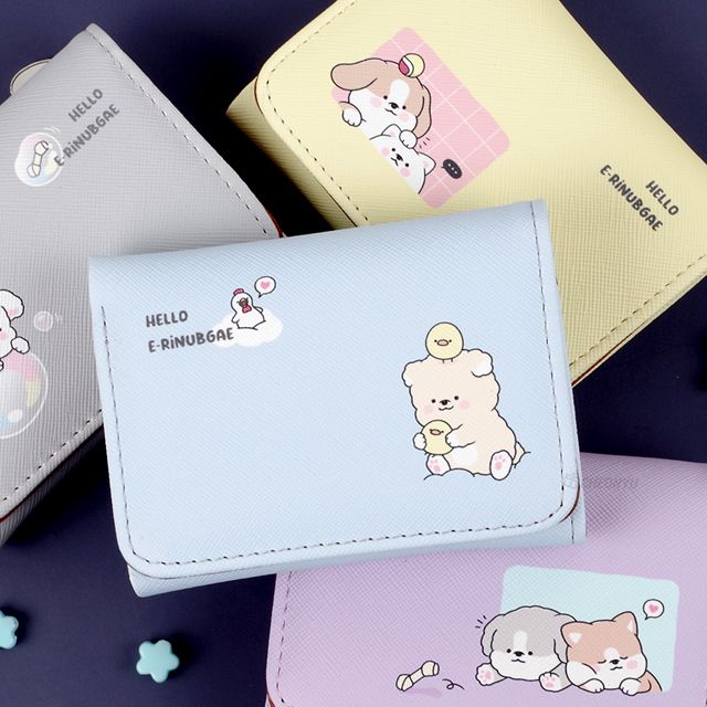 Cute Doggie Card And Coin Purse