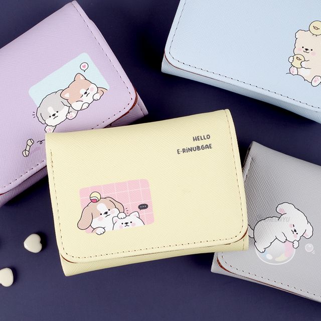 Cute Doggie Card And Coin Purse
