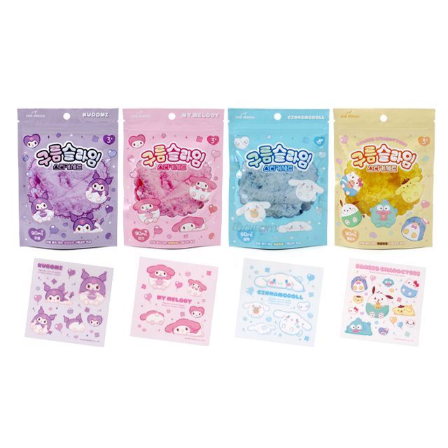 Sanrio Characters Cloud Slime With Sticker