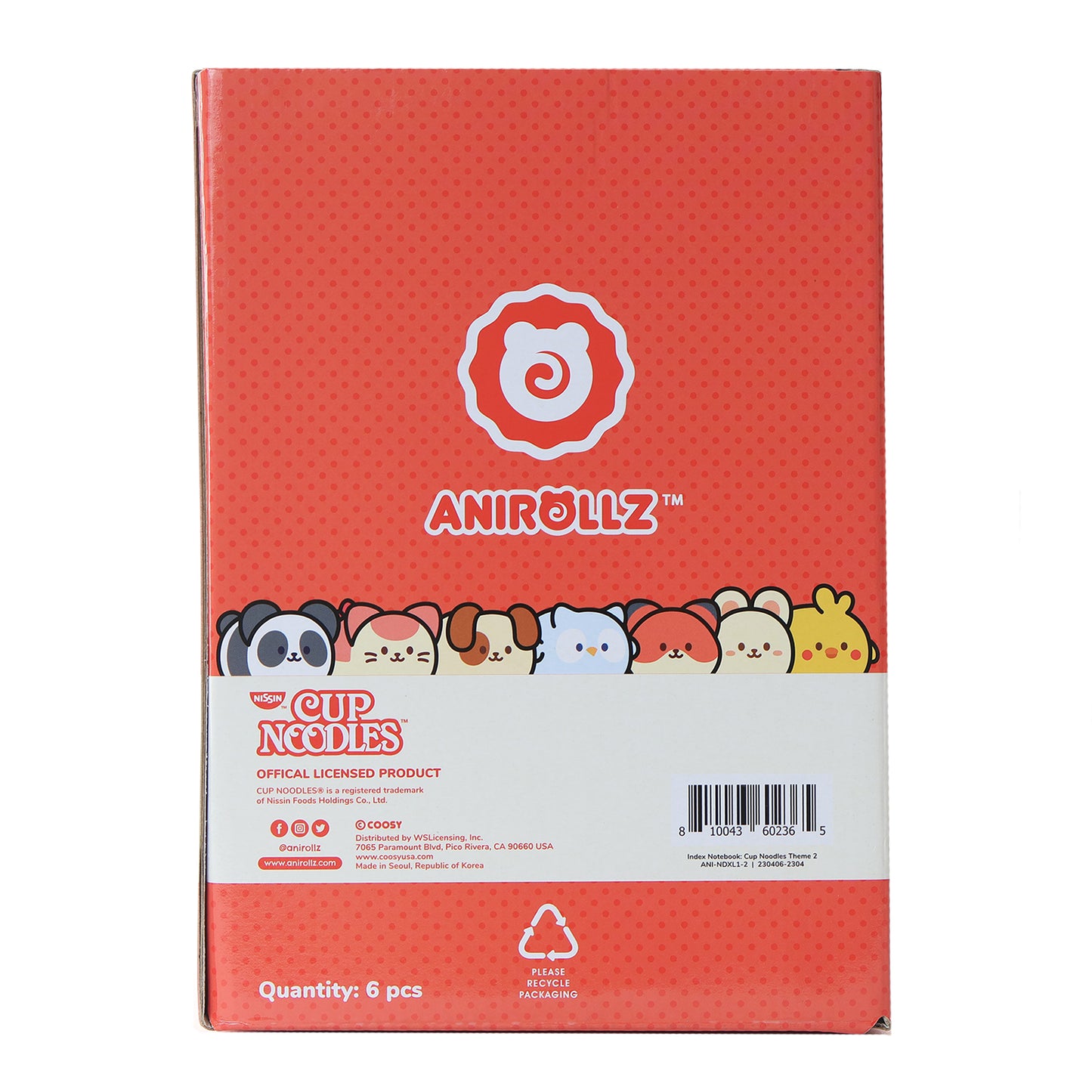 Anirollz Nissin Tab Notebook