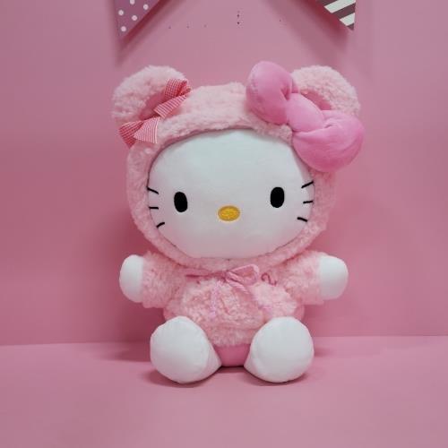 Sanrio Hoodie Plush - Hello Kitty 25Cm