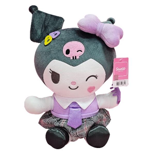 Sanrio School Look Plush - Kuromi 25Cm