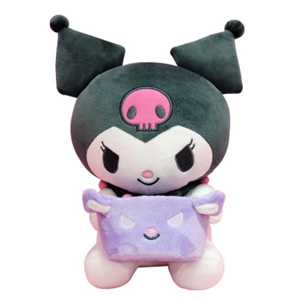 Sanrio Friends With Basket Plush - Kuromi