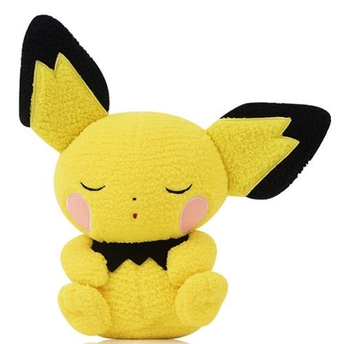 Pokemon Sleeping Pichu Curly Fabric Plush