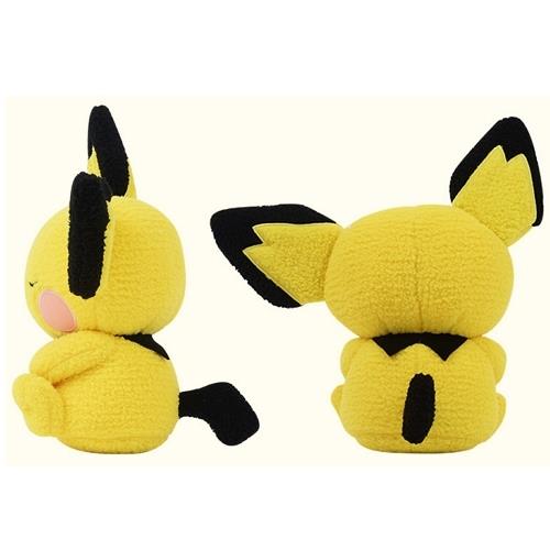 Pokemon Sleeping Pichu Curly Fabric Plush