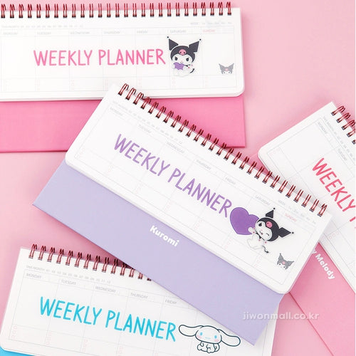 Sanrio Characters Desk Weekly Planner