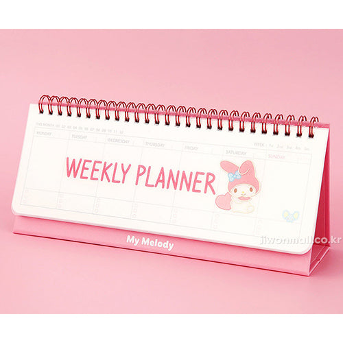 Sanrio Characters Desk Weekly Planner