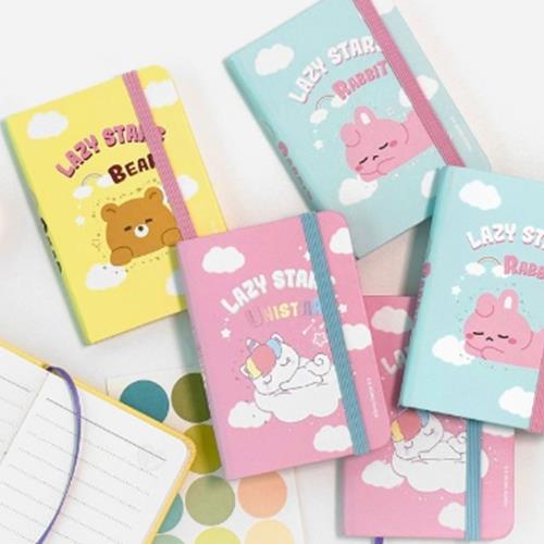 Lazy Star Mini Notebook With Band
