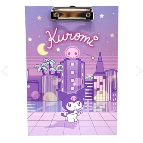 Sanrio Characters A4 Clip Board - Kuromi