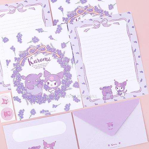 Sanrio Characters Letter Set - Kuromi